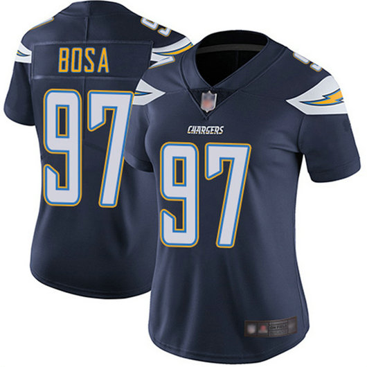 Women's Los Angeles Chargers #97 Joey Bosa Navy Vapor Untouchable Limited Stitched NFL Jersey
