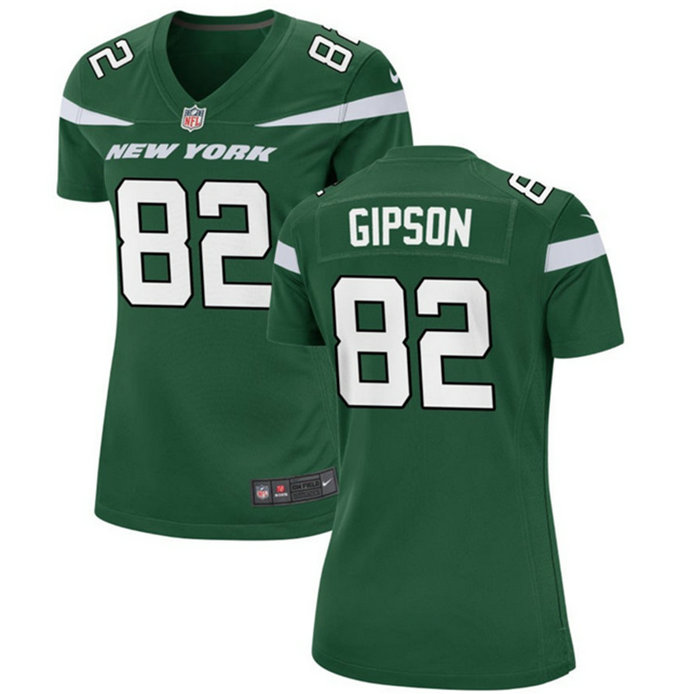 Women's New York Jets #82 Xavier Gipson Green Stitched Football Jersey
