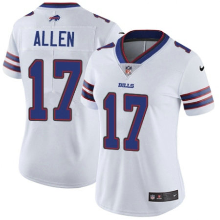 Women's Nike Buffalo Bills #17 Josh Allen White Vapor Untouchable Elite Player NFL Jersey