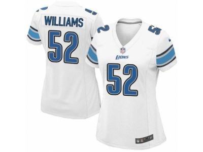 Women's Nike Detroit Lions #52 Antwione Williams game White Jersey