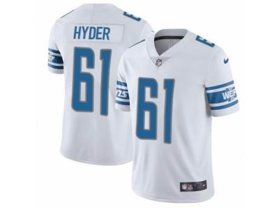 Women's Nike Detroit Lions #61 Kerry Hyder Vapor Untouchable Limited White NFL Jersey