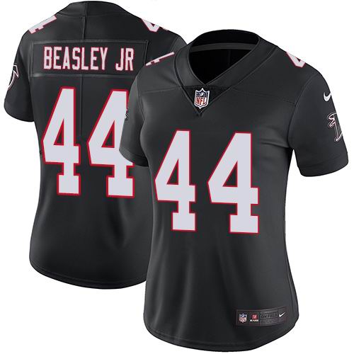 Women's Nike Falcons #44 Vic Beasley Jr Black Alternate Vapor Untouchable Limited Jersey