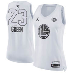 Women's Nike Golden State Warriors #23 Draymond Green White NBA Jordan Swingman 2018 All-Star Game Jersey