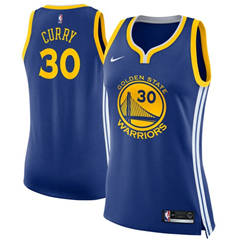 Women's Nike Golden State Warriors #30 Stephen Curry Blue NBA Swingman Icon Edition Jersey