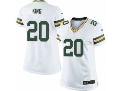 Women's Nike Green Bay Packers #20 Kevin King game White Jersey