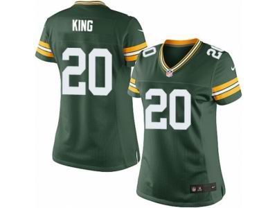 Women's Nike Green Bay Packers #20 Kevin King game green Jersey