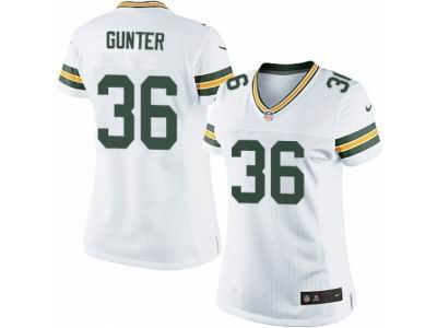 Women's Nike Green Bay Packers #36 LaDarius Gunter game White Jersey