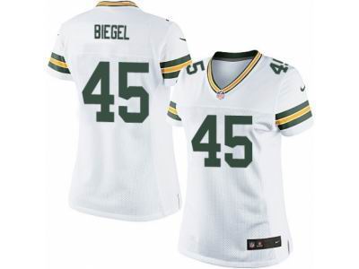 Women's Nike Green Bay Packers #45 Vince Biegel game White Jersey