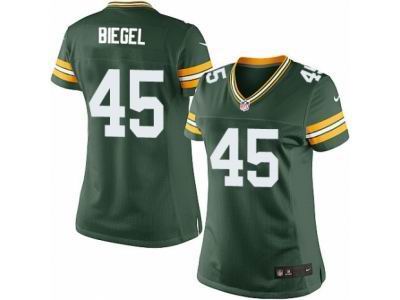 Women's Nike Green Bay Packers #45 Vince Biegel game green Jersey