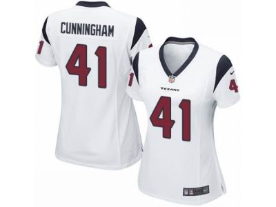 Women's Nike Houston Texans #41 Zach Cunningham game White Jersey