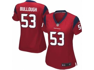 Women's Nike Houston Texans #53 Max Bullough red game Jersey