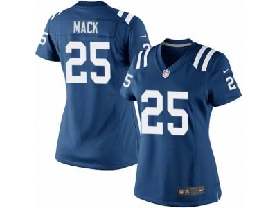 Women's Nike Indianapolis Colts #25 Marlon Mack game blue Jersey