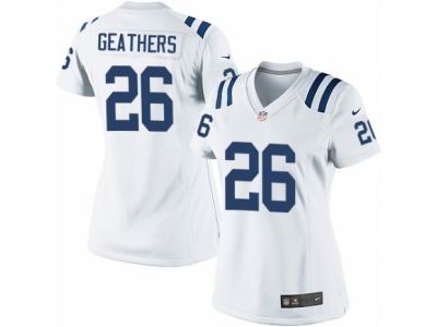 Women's Nike Indianapolis Colts #26 Clayton Geathers game White Jersey