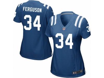 Women's Nike Indianapolis Colts #34 Josh Ferguson Game Royal Blue Jersey