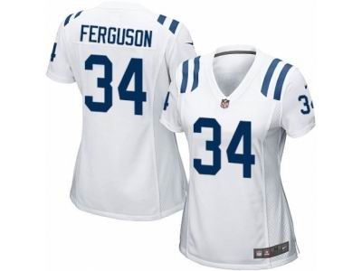 Women's Nike Indianapolis Colts #34 Josh Ferguson Game White NFL Jersey