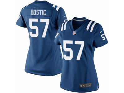 Women's Nike Indianapolis Colts #57 Jon Bostic game Royal Blue Jersey