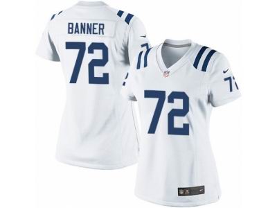 Women's Nike Indianapolis Colts #72 Zach Banner game White Jersey