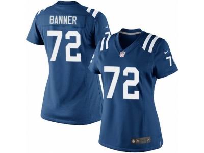 Women's Nike Indianapolis Colts #72 Zach Banner game blue Jersey