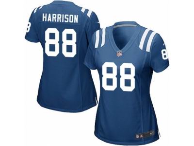 Women's Nike Indianapolis Colts #88 Marvin Harrison Game Royal Blue Jersey