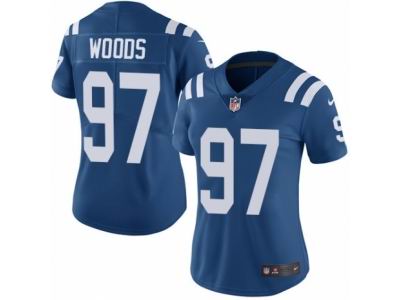 Women's Nike Indianapolis Colts #97 Al Woods game blue Jersey