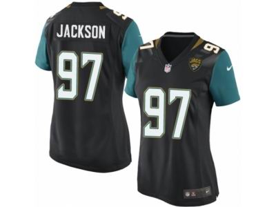 Women's Nike Jacksonville Jaguars #97 Malik Jackson Game Black Jersey