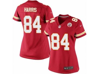 Women's Nike Kansas City Chiefs #84 Demetrius Harris game red Jersey