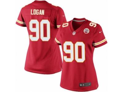 Women's Nike Kansas City Chiefs #90 Bennie Logan game red Jersey