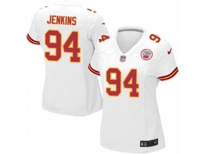 Women's Nike Kansas City Chiefs #94 Jarvis Jenkins game White Jersey