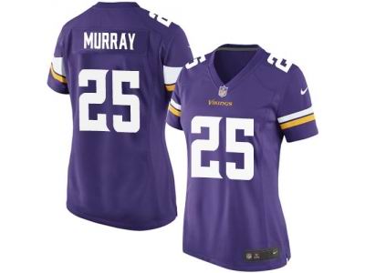 Women's Nike Minnesota Vikings #25 Latavius Murray purple game Jersey