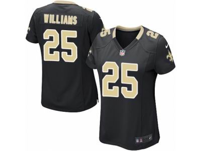 Women's Nike New Orleans Saints #25 P. J. Williams Game Black Jersey