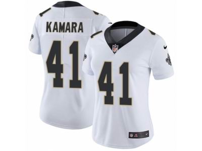 Women's Nike New Orleans Saints #41 Alvin Kamara game White Jersey