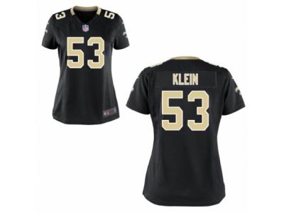 Women's Nike New Orleans Saints #53 A.J. Klein Game Black Jersey
