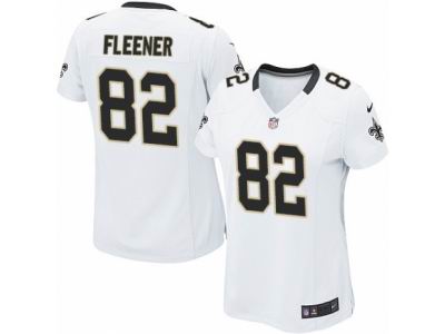 Women's Nike New Orleans Saints #82 Coby Fleener Game White NFL Jersey