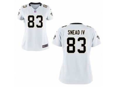 Women's Nike New Orleans Saints #83 Willie Snead IV White game Jersey