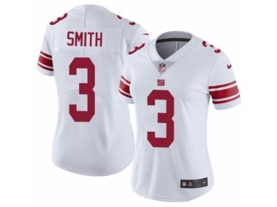 Women's Nike New York Giants #3 Geno Smith Vapor Untouchable Limited White NFL Jersey