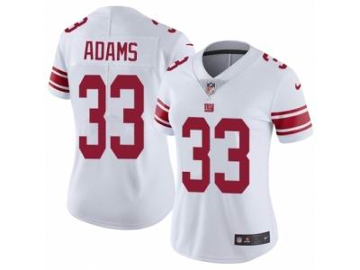 Women's Nike New York Giants #33 Andrew Adams Vapor Untouchable Limited White NFL Jersey