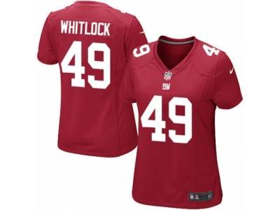 Women's Nike New York Giants #49 Nikita Whitlock Limited Red Jersey