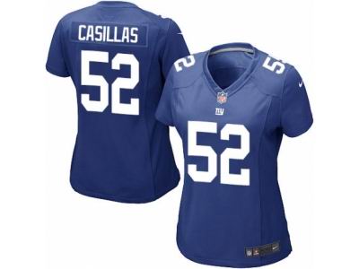 Women's Nike New York Giants #52 Jonathan Casillas Game Royal Blue Jersey