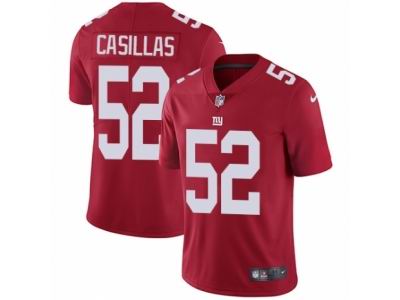 Women's Nike New York Giants #52 Jonathan Casillas Vapor Untouchable Limited Red Jersey