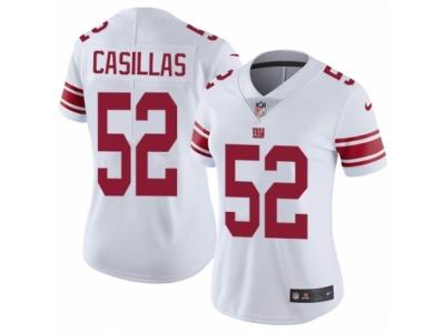 Women's Nike New York Giants #52 Jonathan Casillas Vapor Untouchable Limited White NFL Jersey