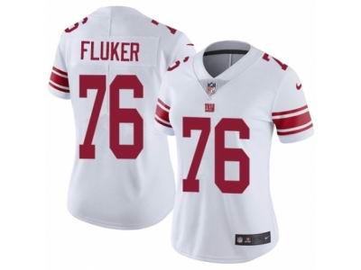 Women's Nike New York Giants #76 D.J. Fluker Vapor Untouchable Limited White NFL Jersey