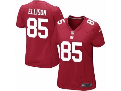Women's Nike New York Giants #85 Rhett Ellison game red Jersey