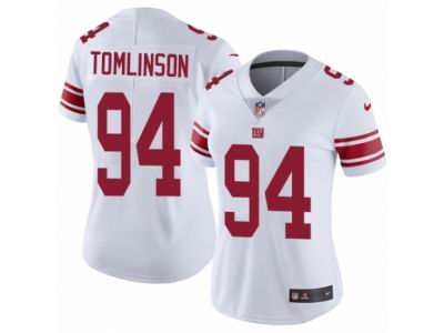 Women's Nike New York Giants #94 Dalvin Tomlinson Vapor Untouchable Limited White Jersey