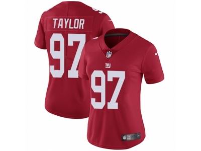 Women's Nike New York Giants #97 Devin Taylor Red Vapor Untouchable Limited Player NFL Jersey