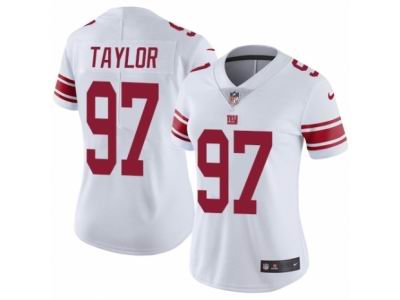 Women's Nike New York Giants #97 Devin Taylor White Vapor Untouchable Limited Player NFL Jersey