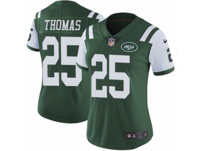 Women's Nike New York Jets #25 Shamarko Thomas Green Vapor Untouchable Limited Player NFL Jersey