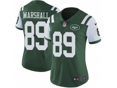 Women's Nike New York Jets #89 Jalin Marshall Vapor Untouchable Limited Green Jersey