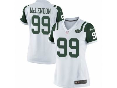 Women's Nike New York Jets #99 Steve McLendon Limited White NFL Jersey
