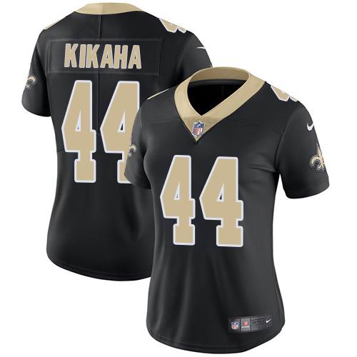 Women's Nike Saints #44 Hau'oli Kikaha Black Team Color  Vapor Untouchable Limited Jersey