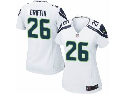 Women's Nike Seattle Seahawks #26 Shaquill Griffin Game White NFL Jersey